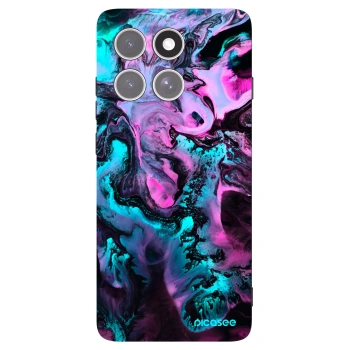 Picasee crna silikonska maskica za Motorola Edge 60 Pro - Lean