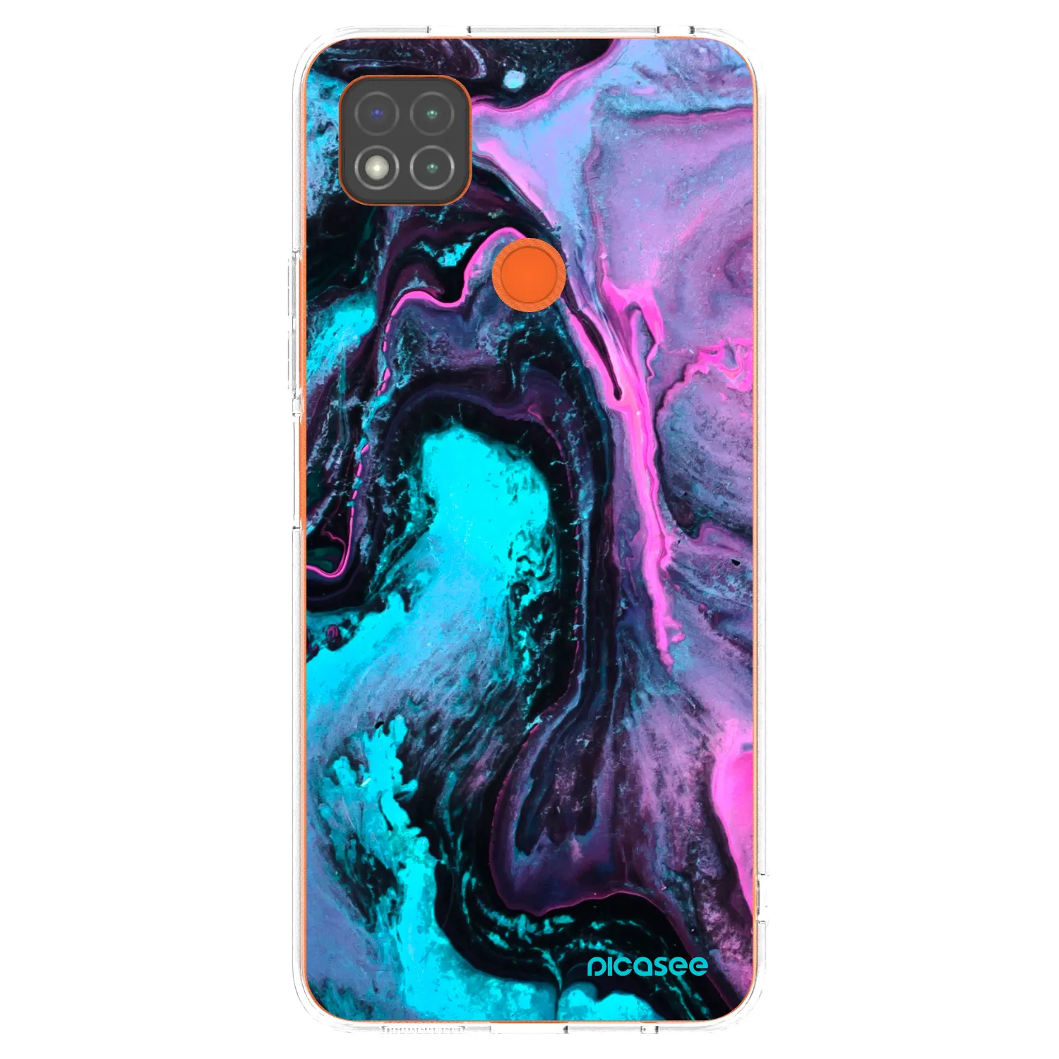 Picasee silikonska prozirna maskica za Xiaomi Redmi 9C - Lean 2