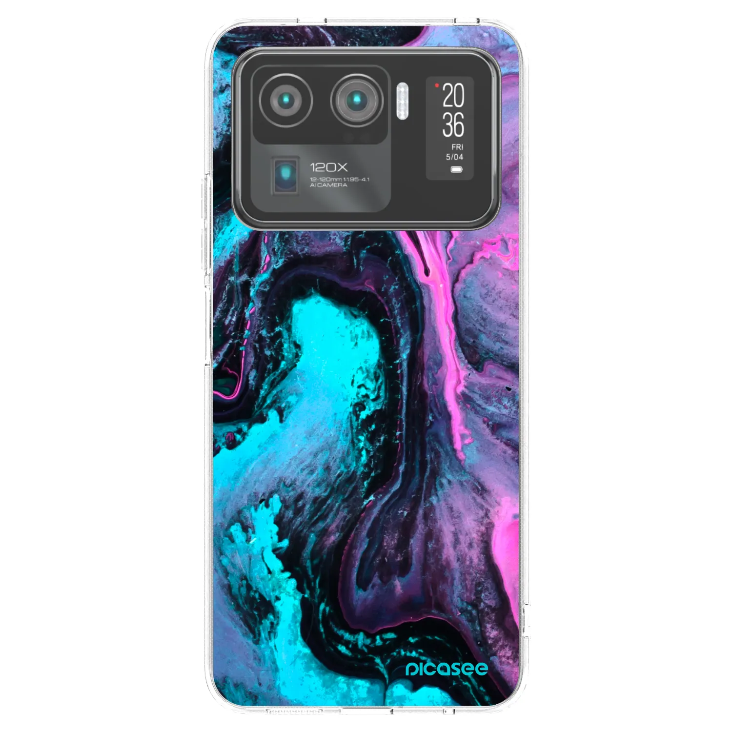Picasee silikonska prozirna maskica za Xiaomi Mi 11 Ultra - Lean 2