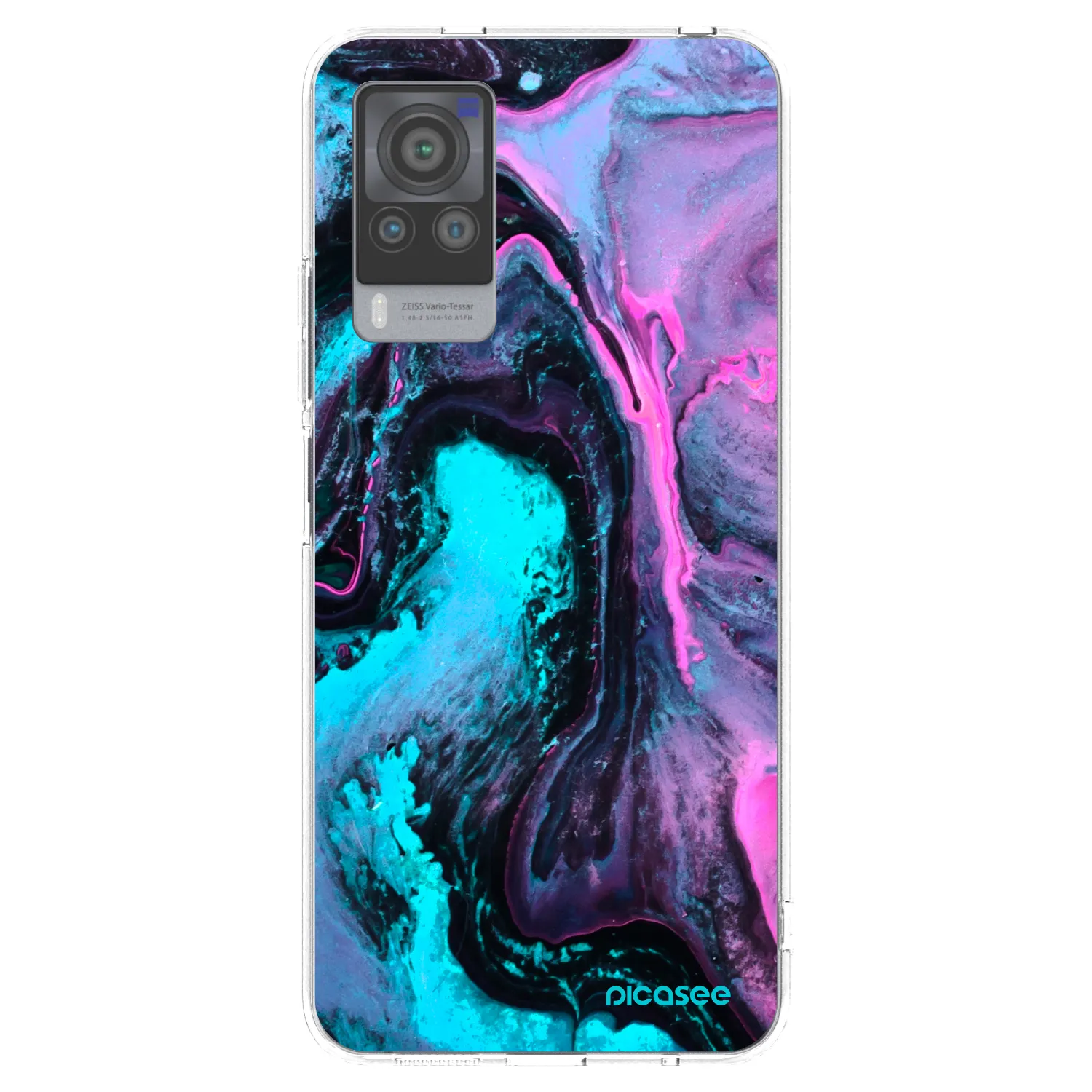 Picasee silikonska prozirna maskica za Vivo X60 Pro 5G - Lean 2