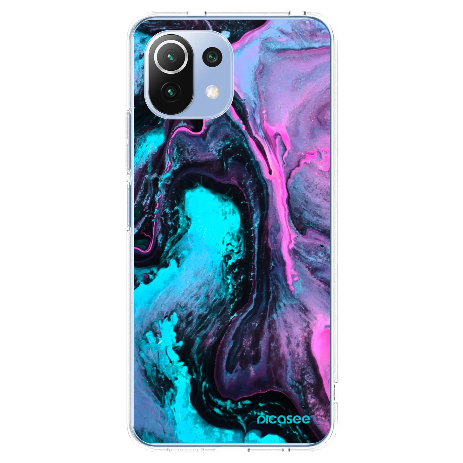 Picasee silikonska prozirna maskica za Xiaomi 11 Lite 5G NE - Lean 2