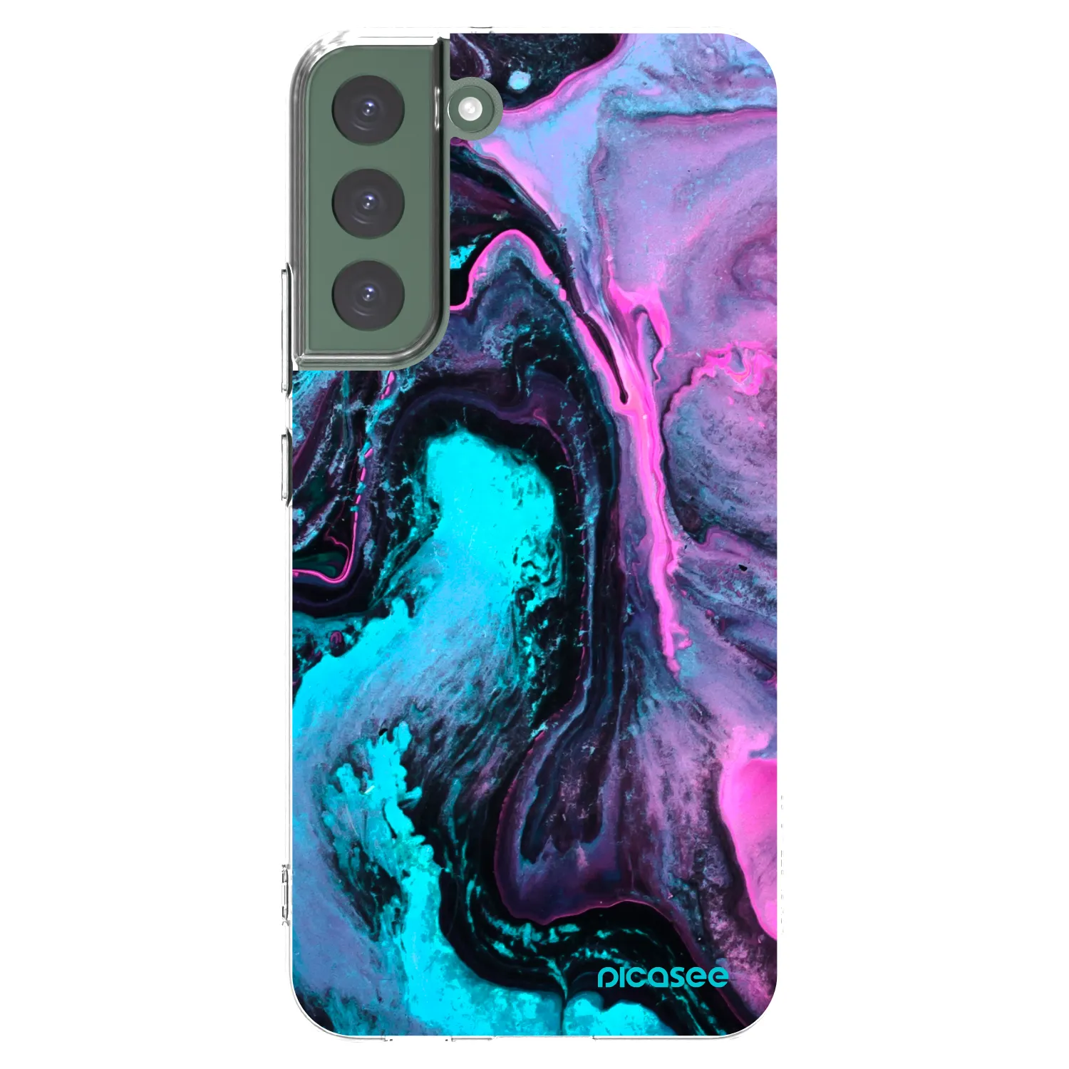 Picasee silikonska prozirna maskica za Samsung Galaxy S22+ 5G - Lean 2