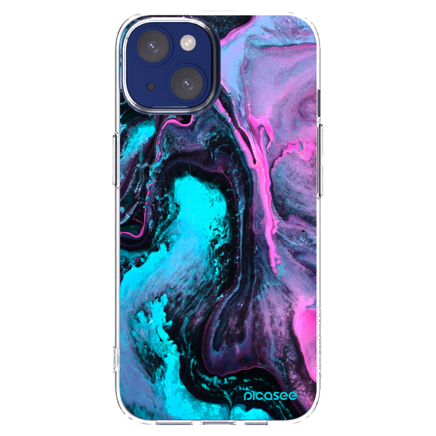 Picasee silikonska prozirna maskica za Apple iPhone 14 - Lean 2