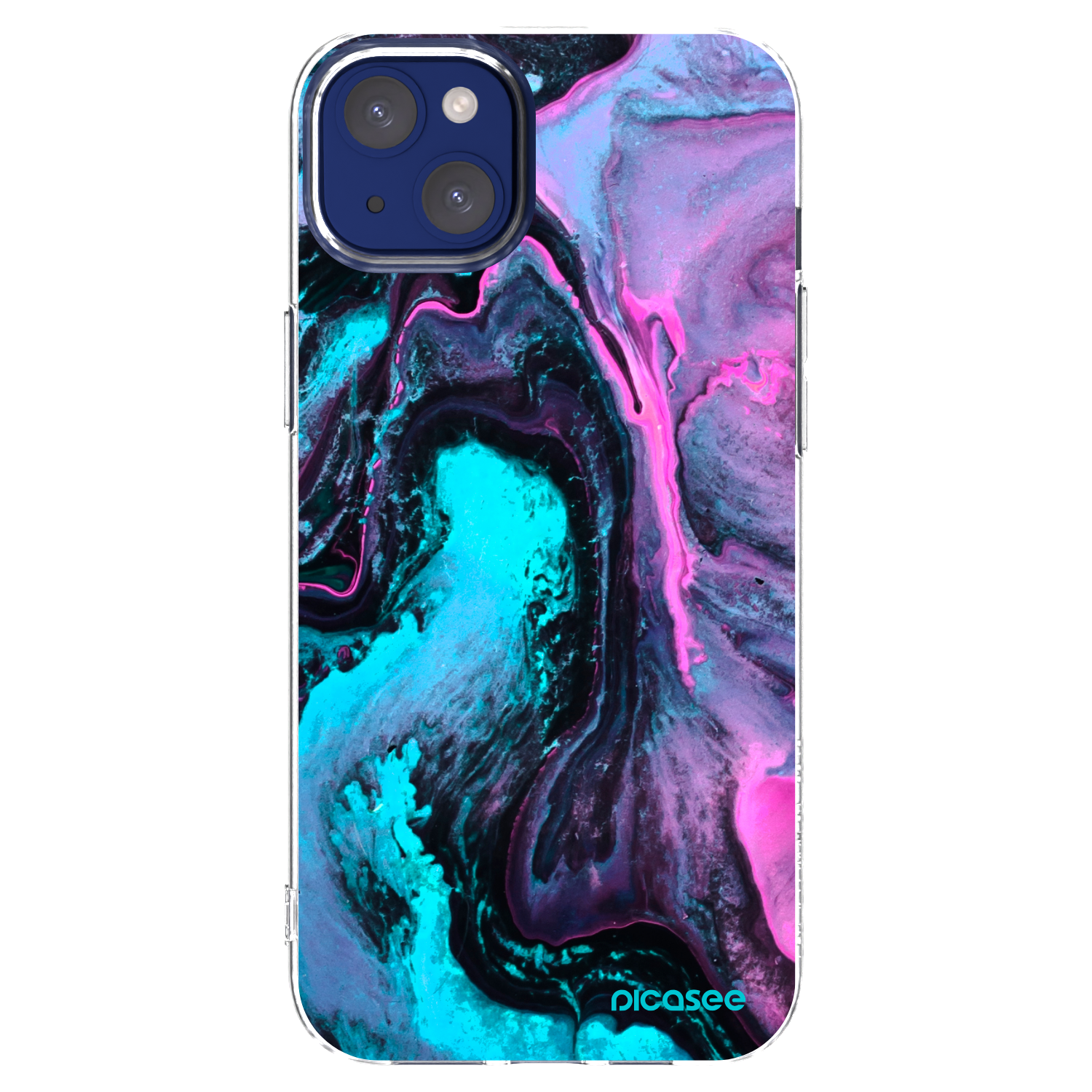 Picasee silikonska prozirna maskica za Apple iPhone 14 Plus - Lean 2