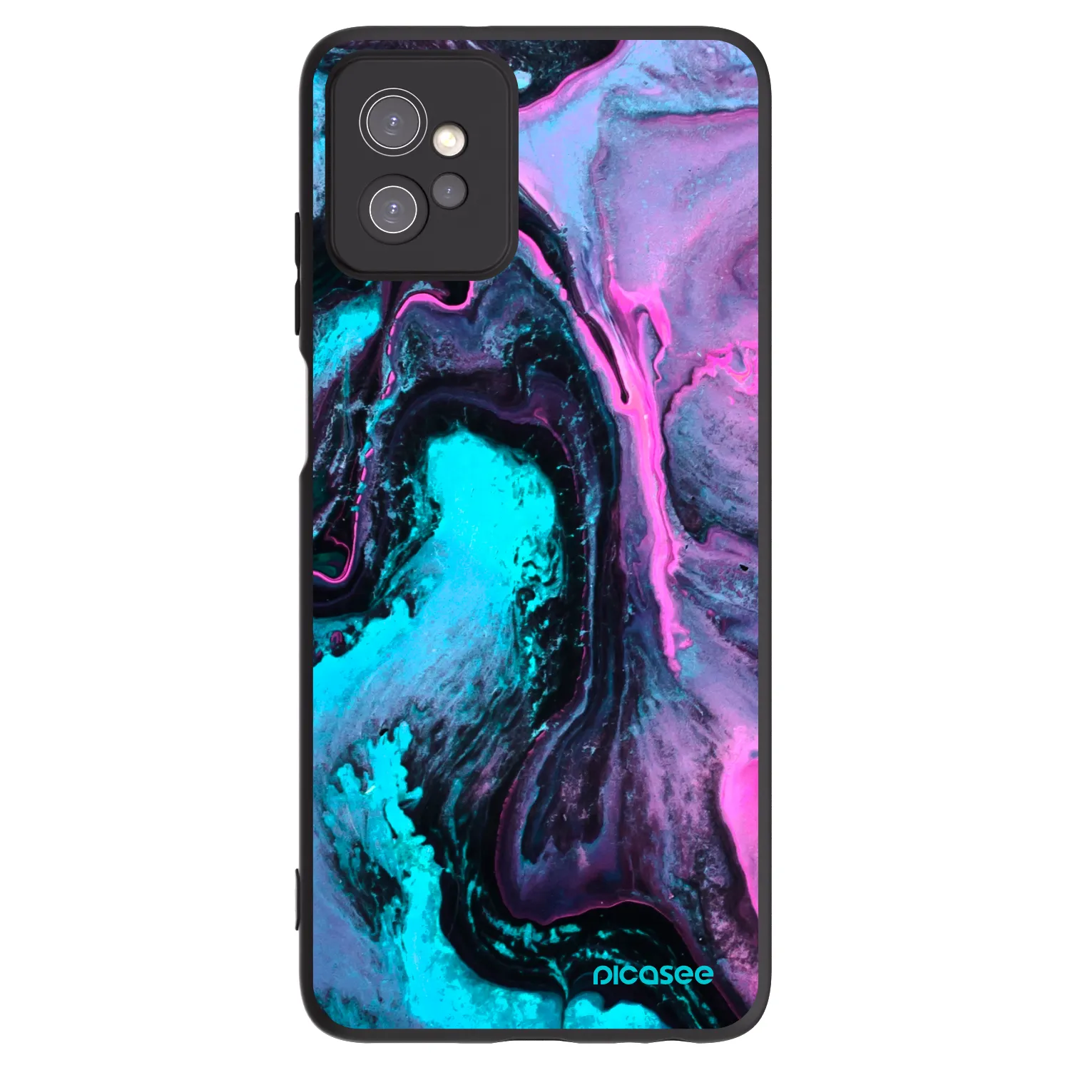 Picasee crna silikonska maskica za Motorola Moto G32 - Lean 2
