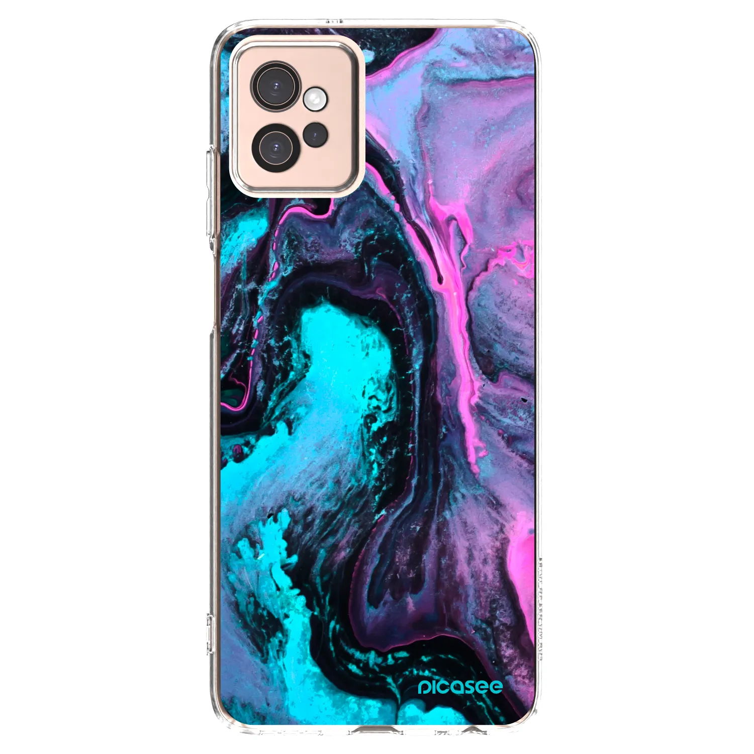 Picasee silikonska prozirna maskica za Motorola Moto G32 - Lean 2