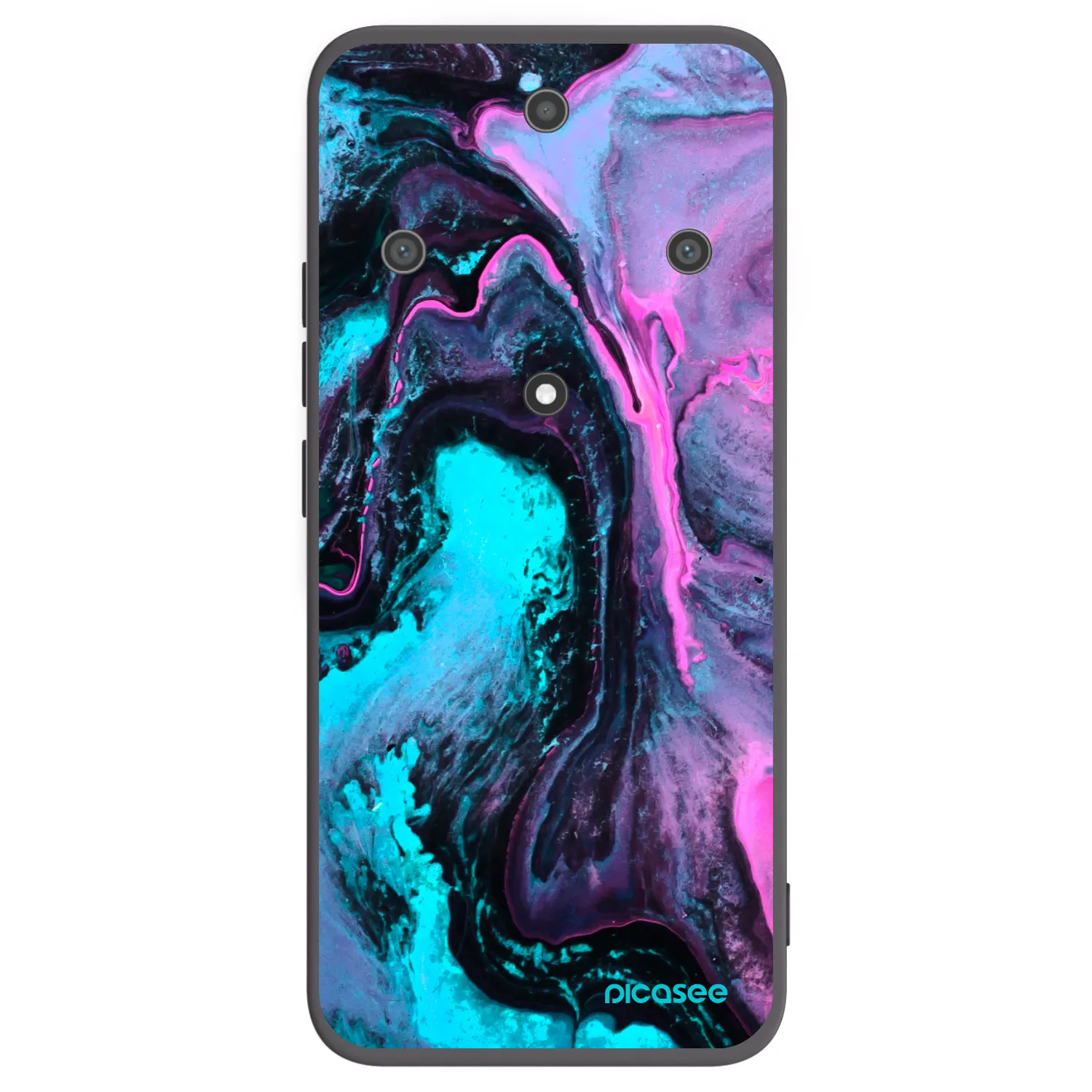 Picasee crna silikonska maskica za Honor Magic5 Lite 5G - Lean 2