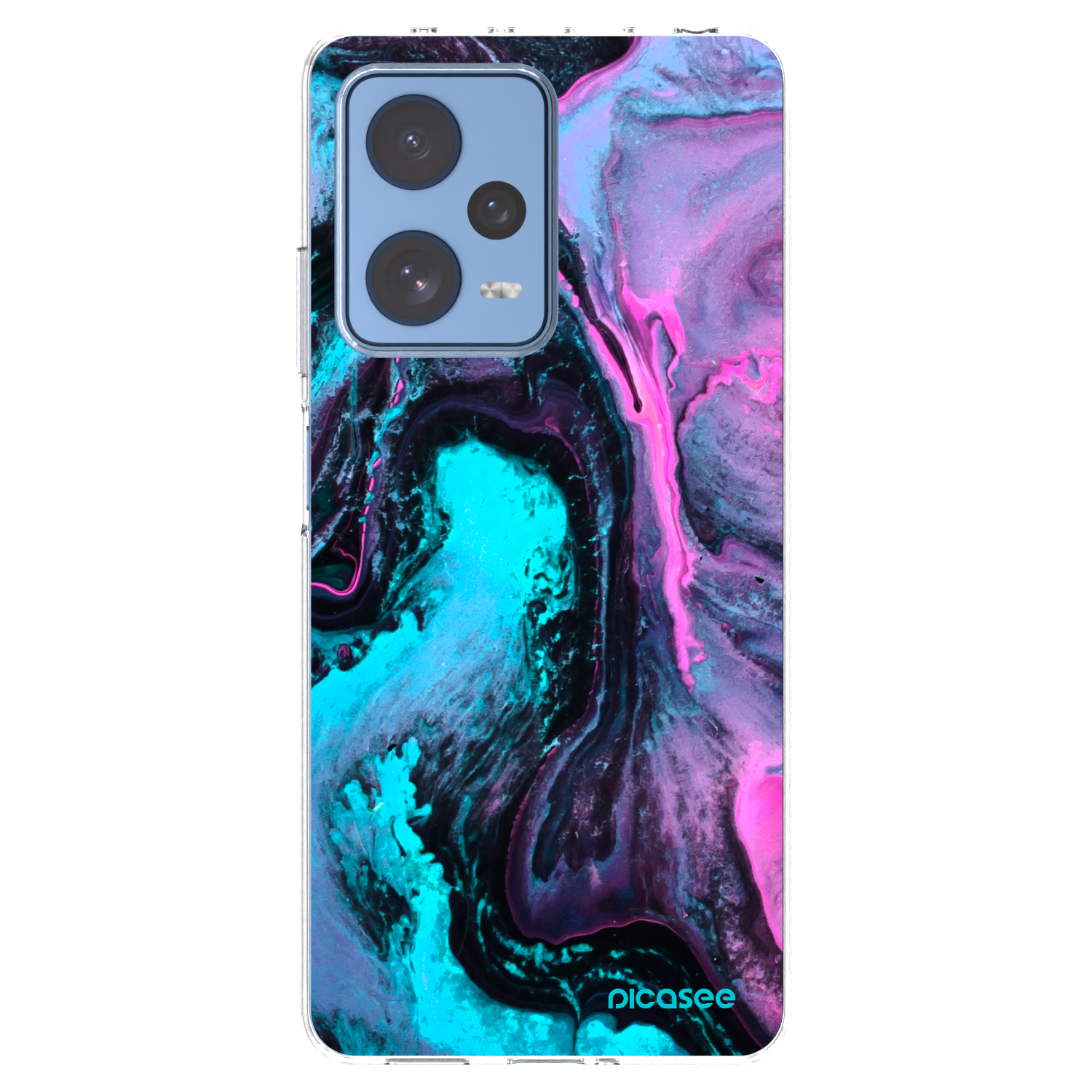 Picasee silikonska prozirna maskica za Xiaomi Redmi Note 12 Pro 5G - Lean 2