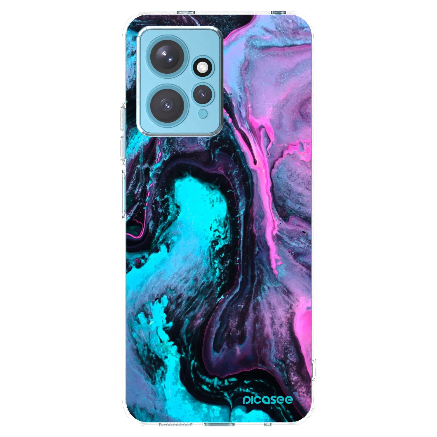 Picasee silikonska prozirna maskica za Xiaomi Redmi Note 12 4G - Lean 2