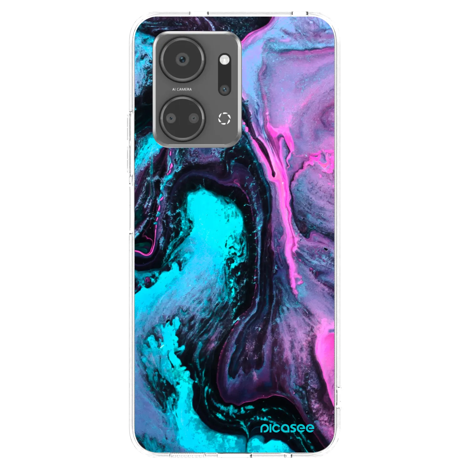 Picasee silikonska prozirna maskica za Honor X7a - Lean 2