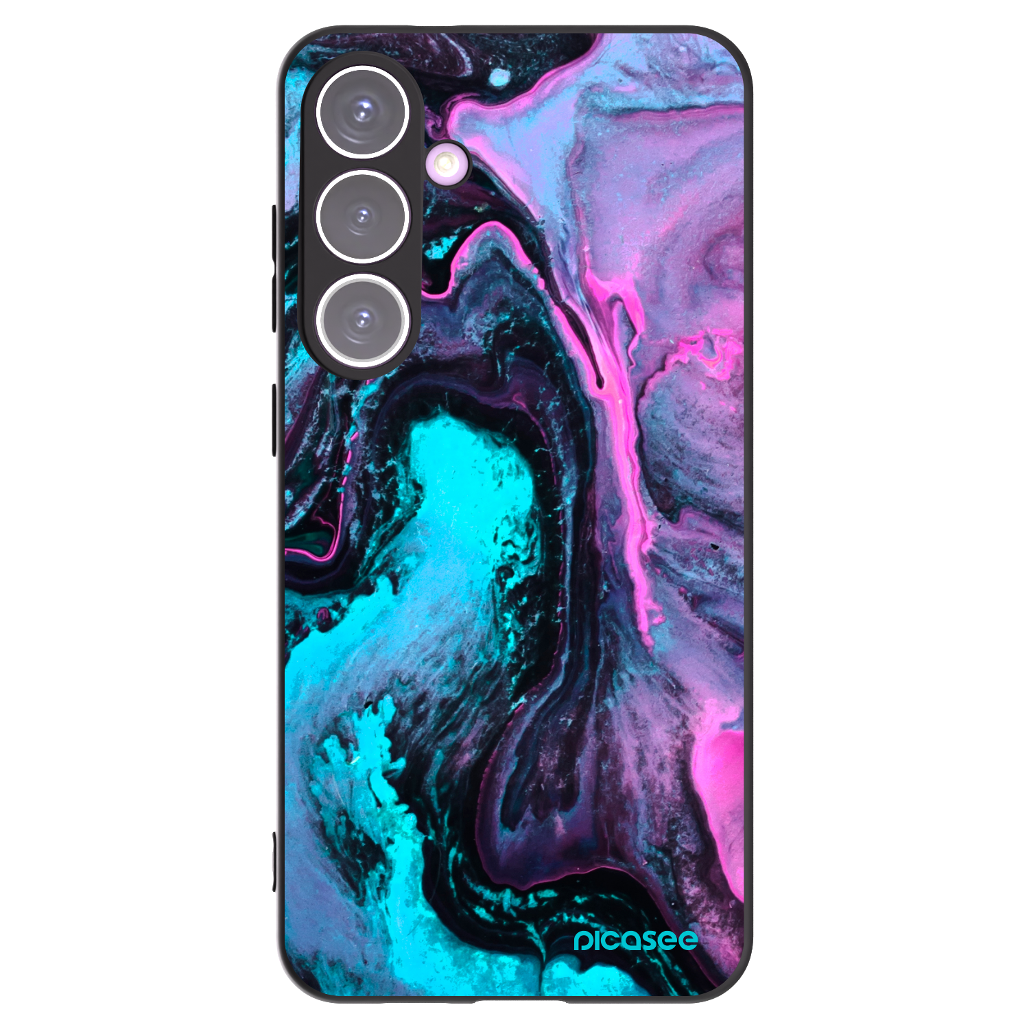 Picasee crna silikonska maskica za Samsung Galaxy S24+ S926B 5G - Lean 2