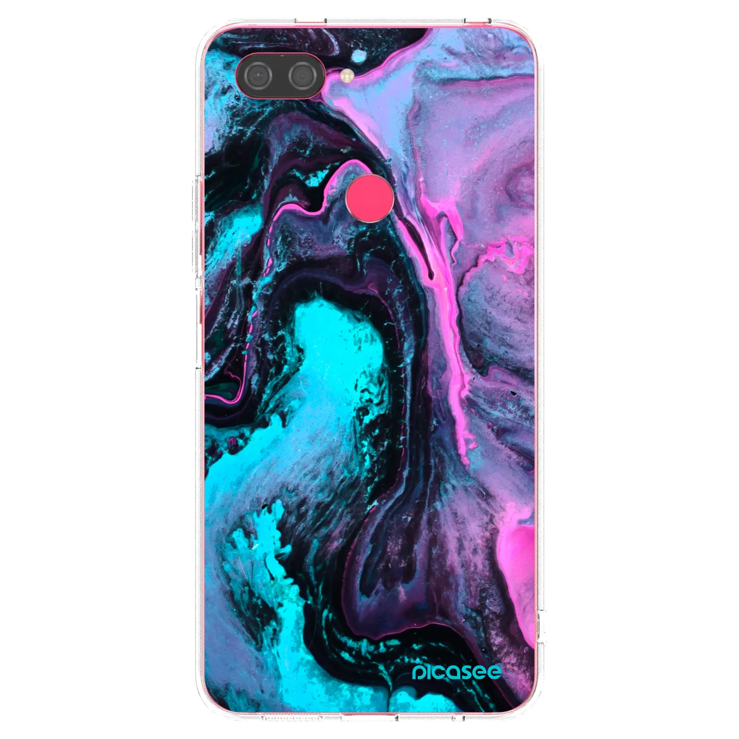 Picasee silikonska prozirna maskica za Xiaomi Mi 8 Lite - Lean 2