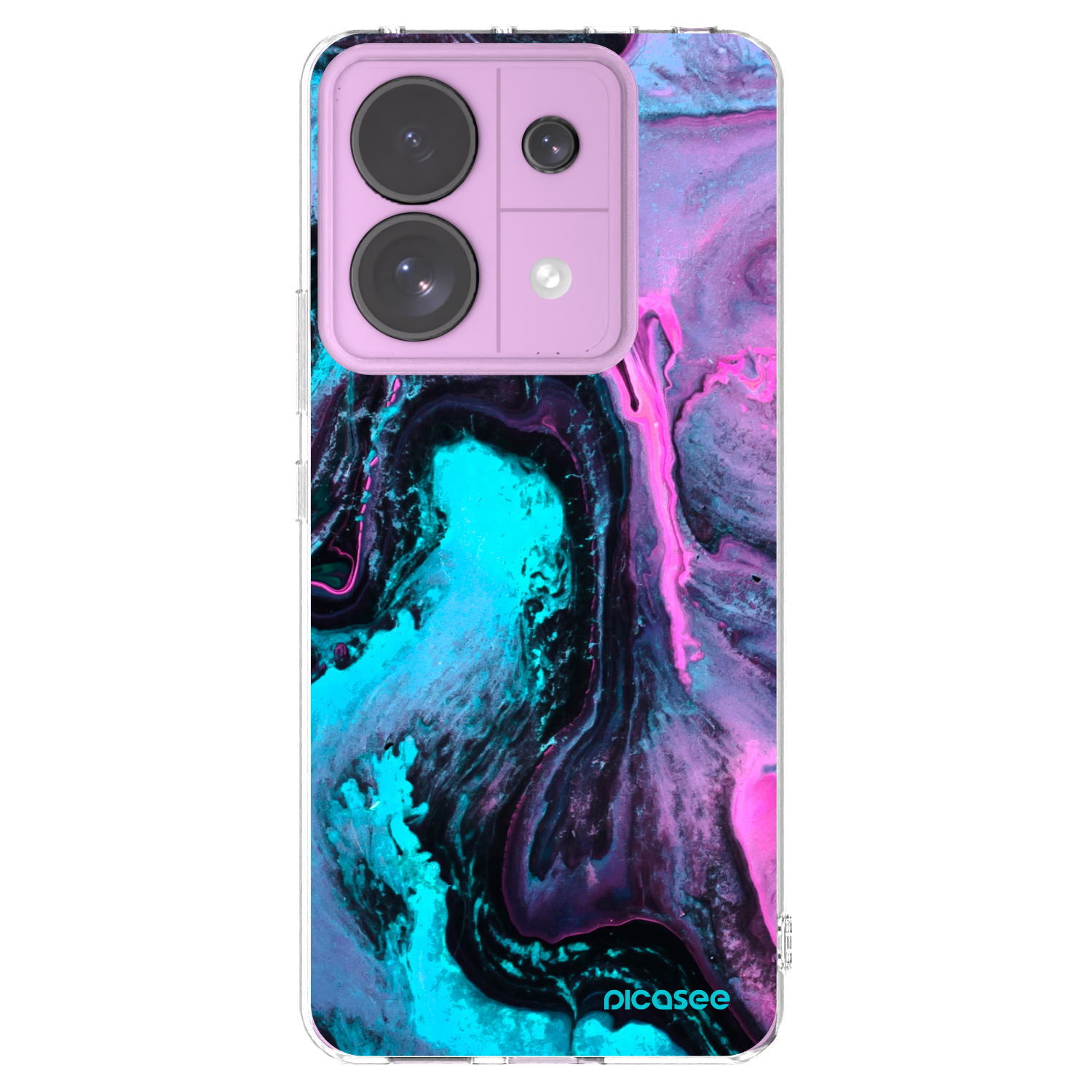 Picasee silikonska prozirna maskica za Xiaomi Redmi Note 13 Pro 5G - Lean 2