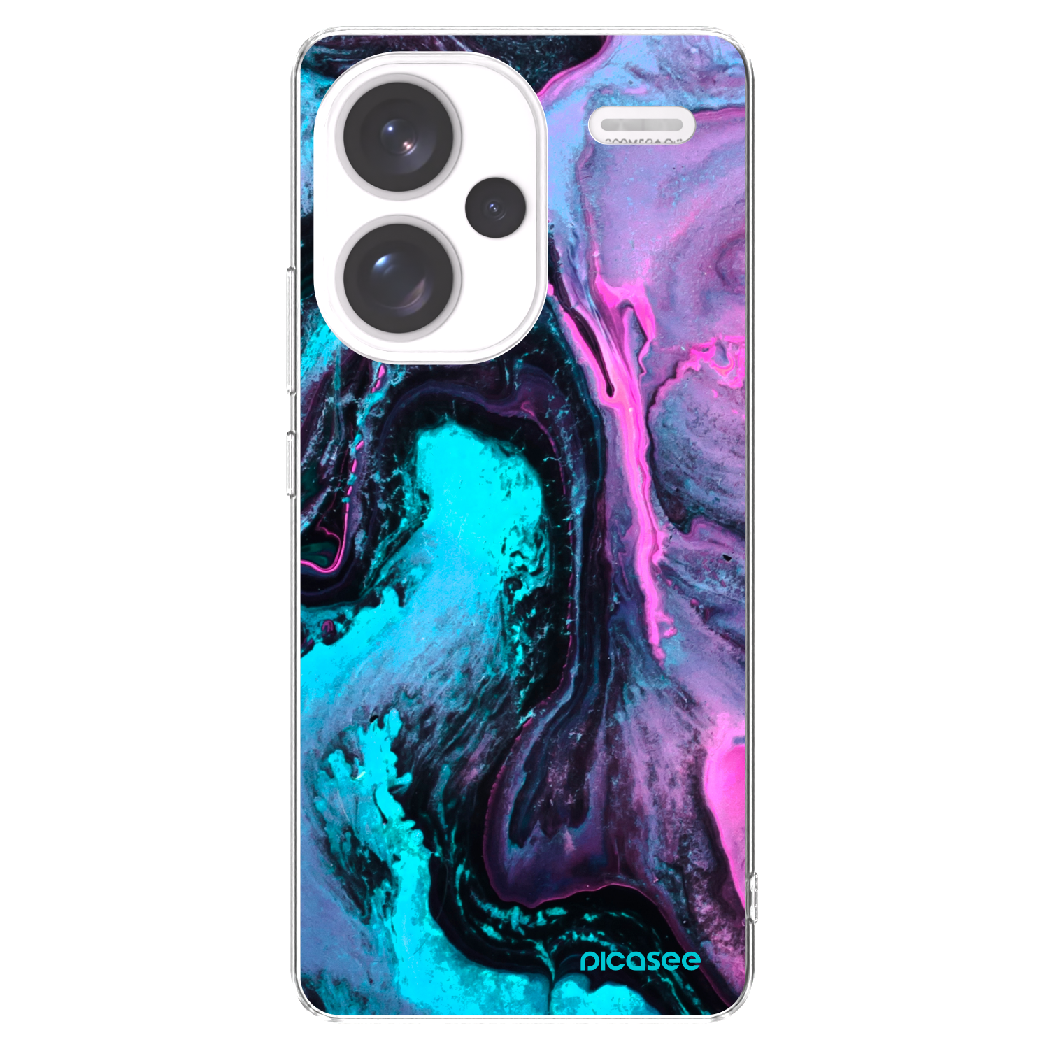 Picasee silikonska prozirna maskica za Xiaomi Redmi Note 13 Pro+ 5G - Lean 2
