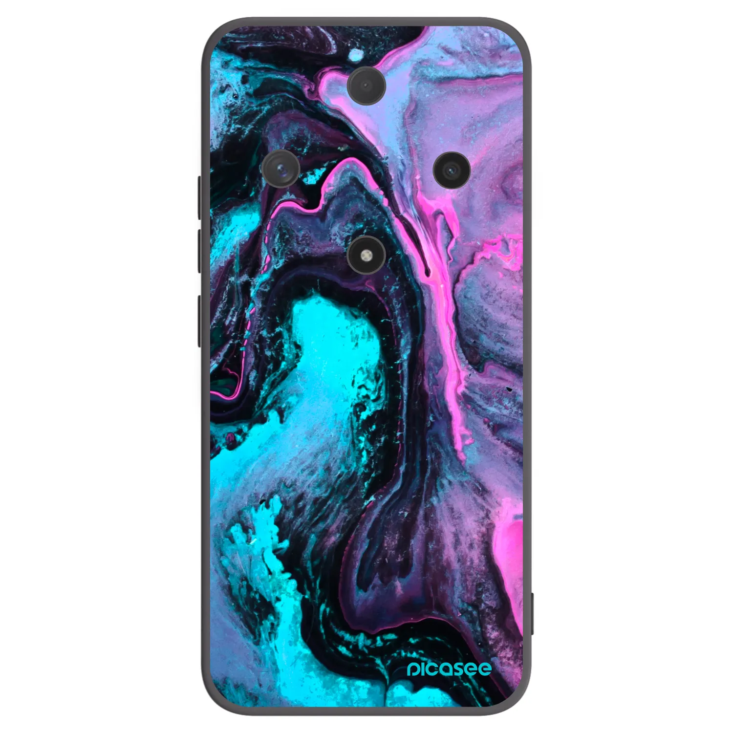 Picasee crna silikonska maskica za Honor Magic6 Lite 5G - Lean 2