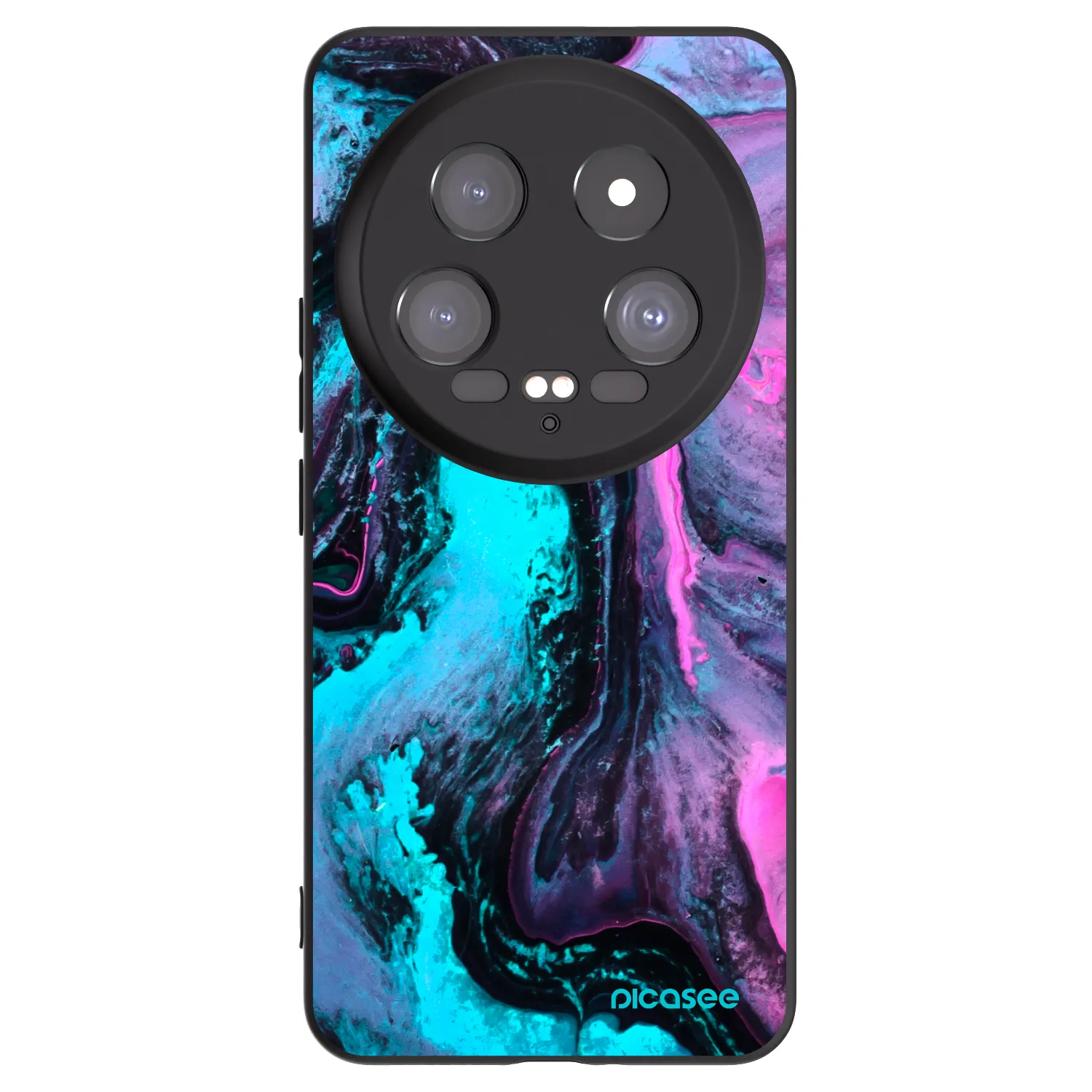 Picasee crna silikonska maskica za Xiaomi 14 Ultra - Lean 2