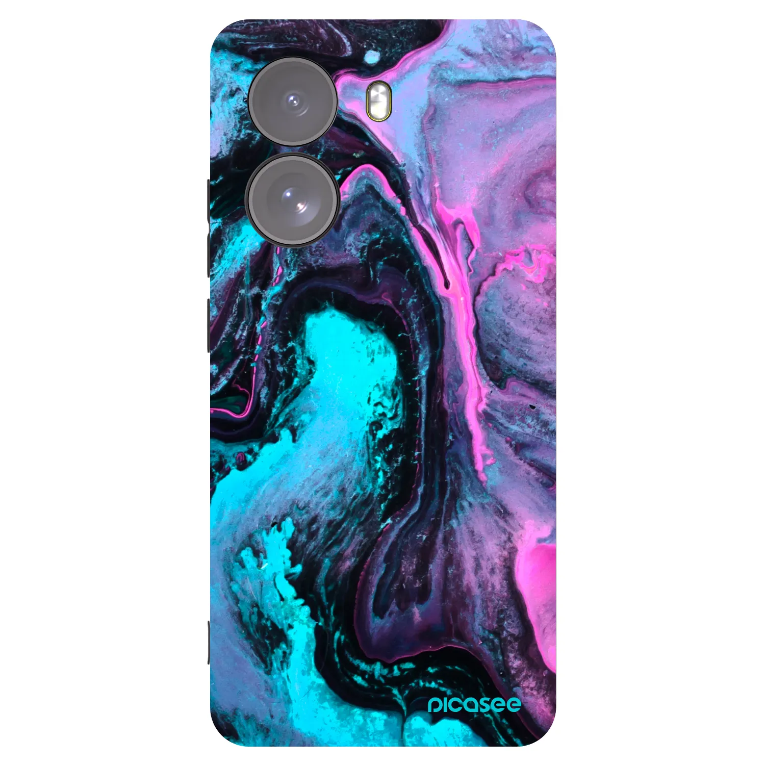 Picasee crna silikonska maskica za Xiaomi Poco X7 - Lean 2