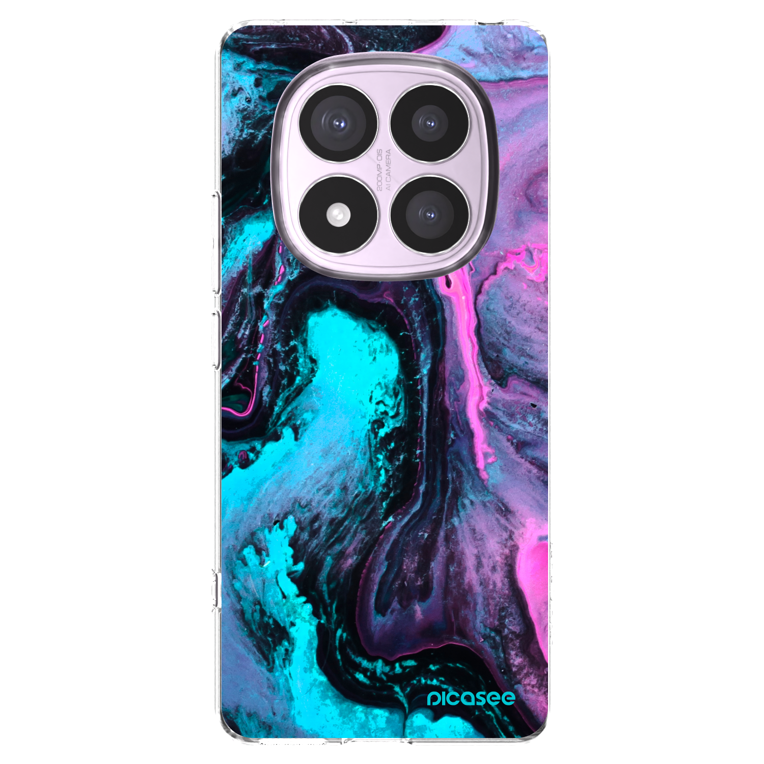 Picasee silikonska prozirna maskica za Xiaomi Redmi Note 14 Pro 4G - Lean 2