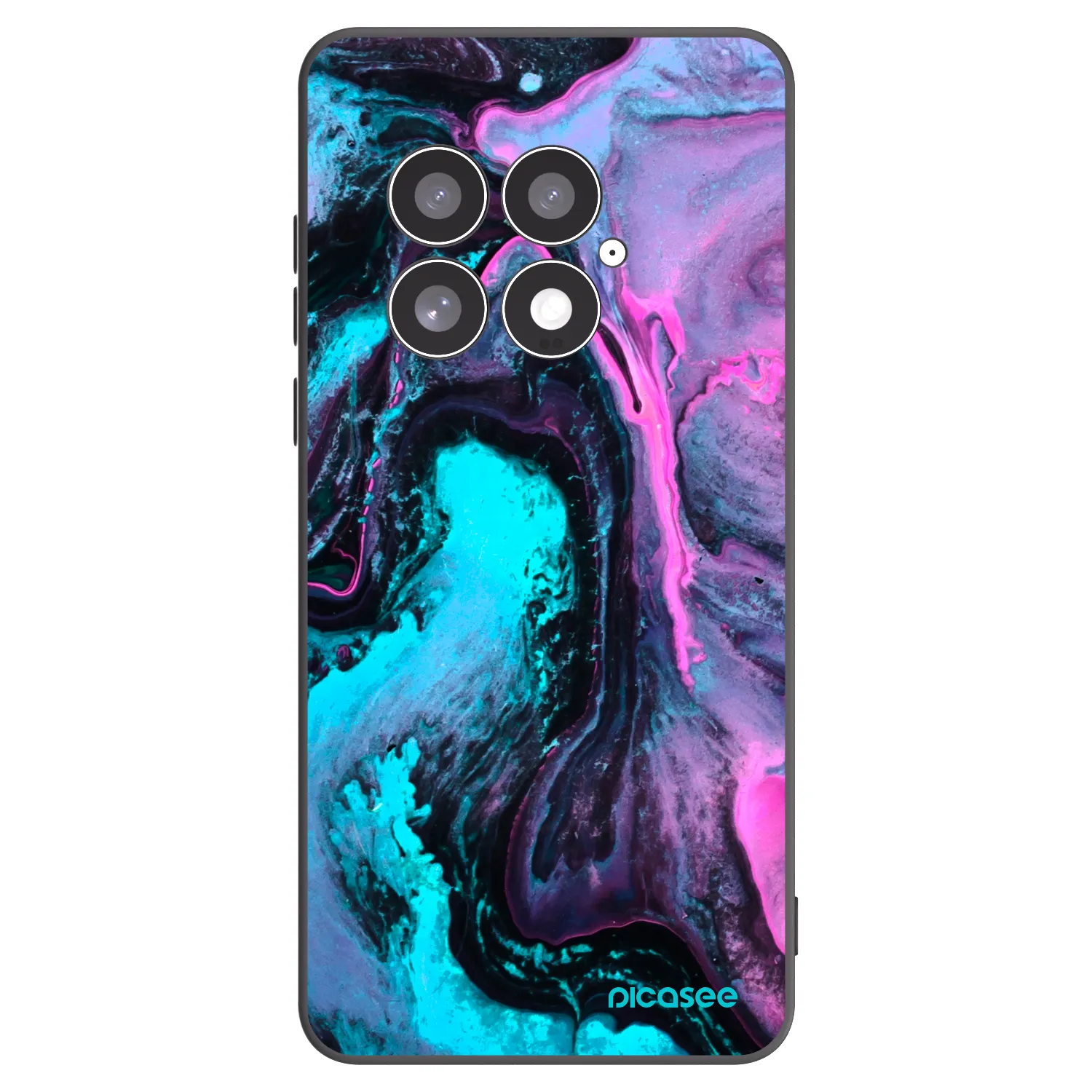Picasee crna silikonska maskica za OnePlus 13 5G - Lean 2