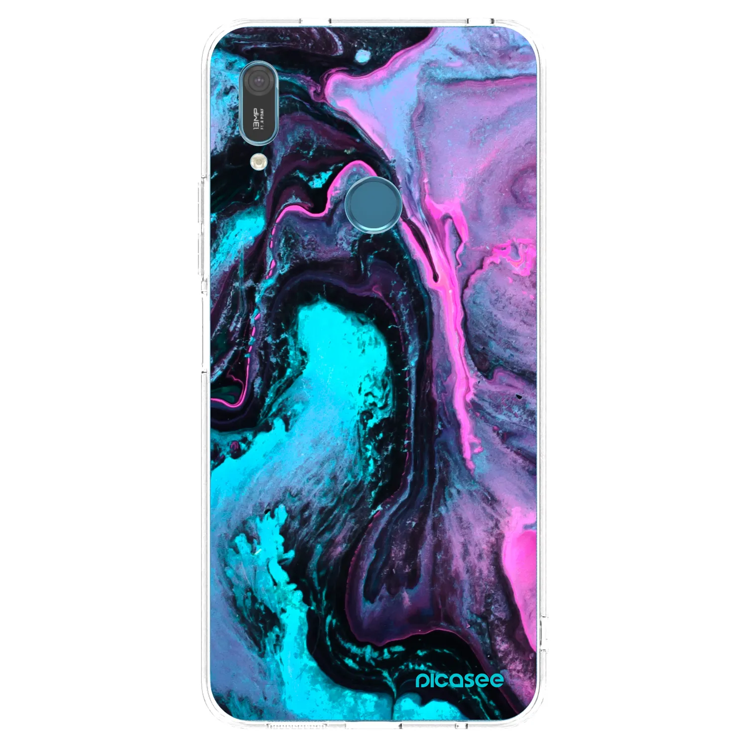 Picasee silikonska prozirna maskica za Huawei Y6 2019 - Lean 2