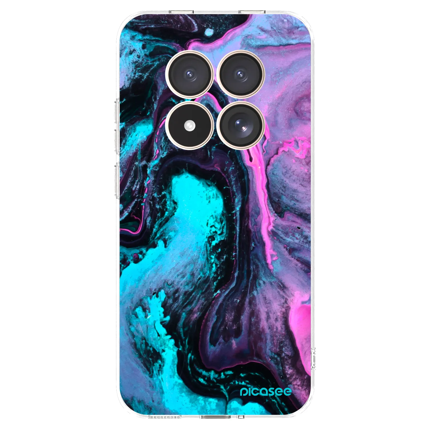 Picasee silikonska prozirna maskica za Xiaomi Redmi Note 15 Pro 4G - Lean 2
