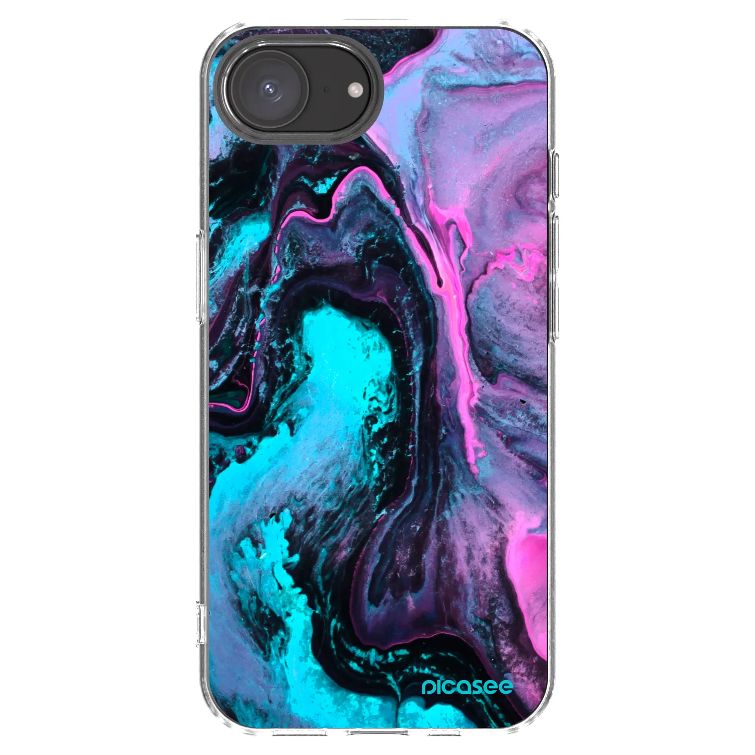 Picasee silikonska prozirna maskica za Apple iPhone 17e - Lean 2