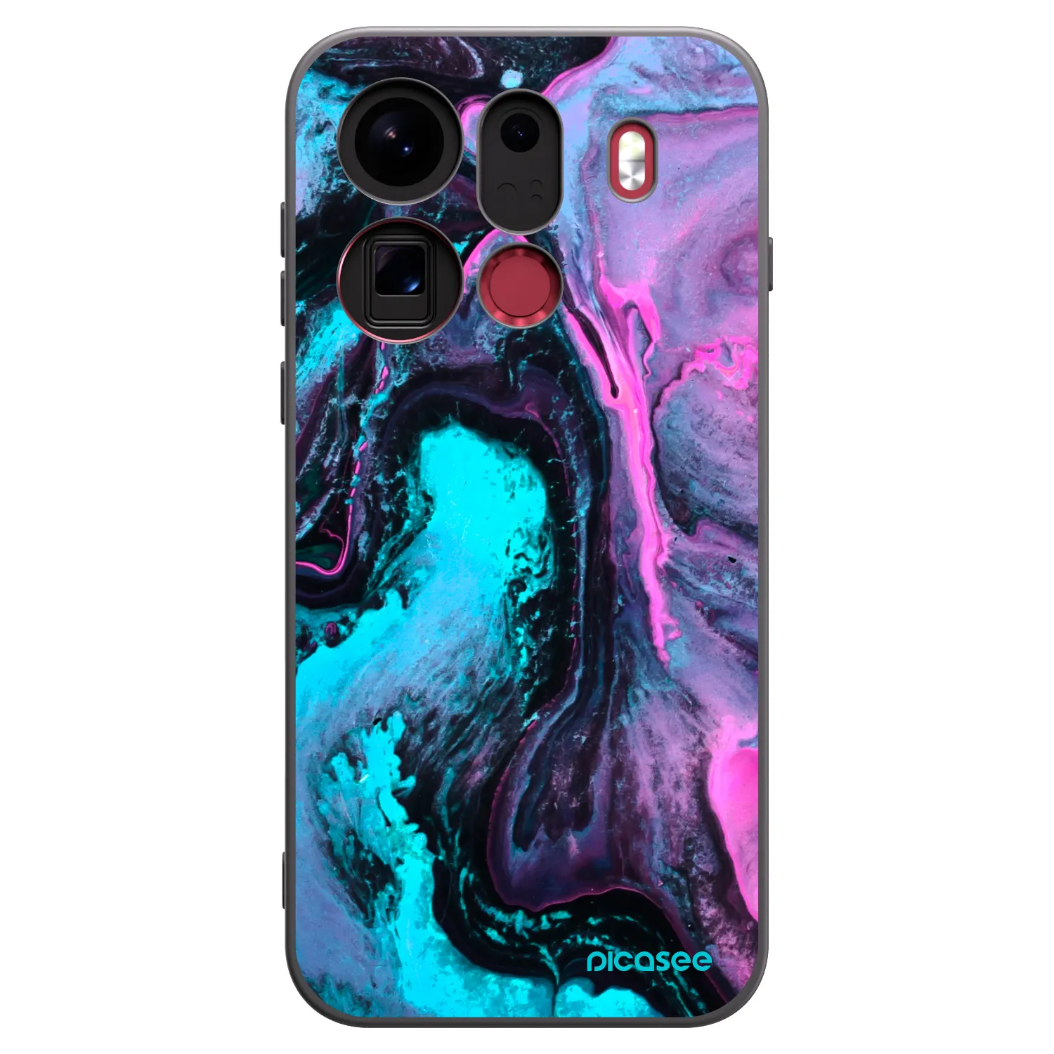 Picasee crna silikonska maskica za OPPO Find X9 Pro - Lean 2