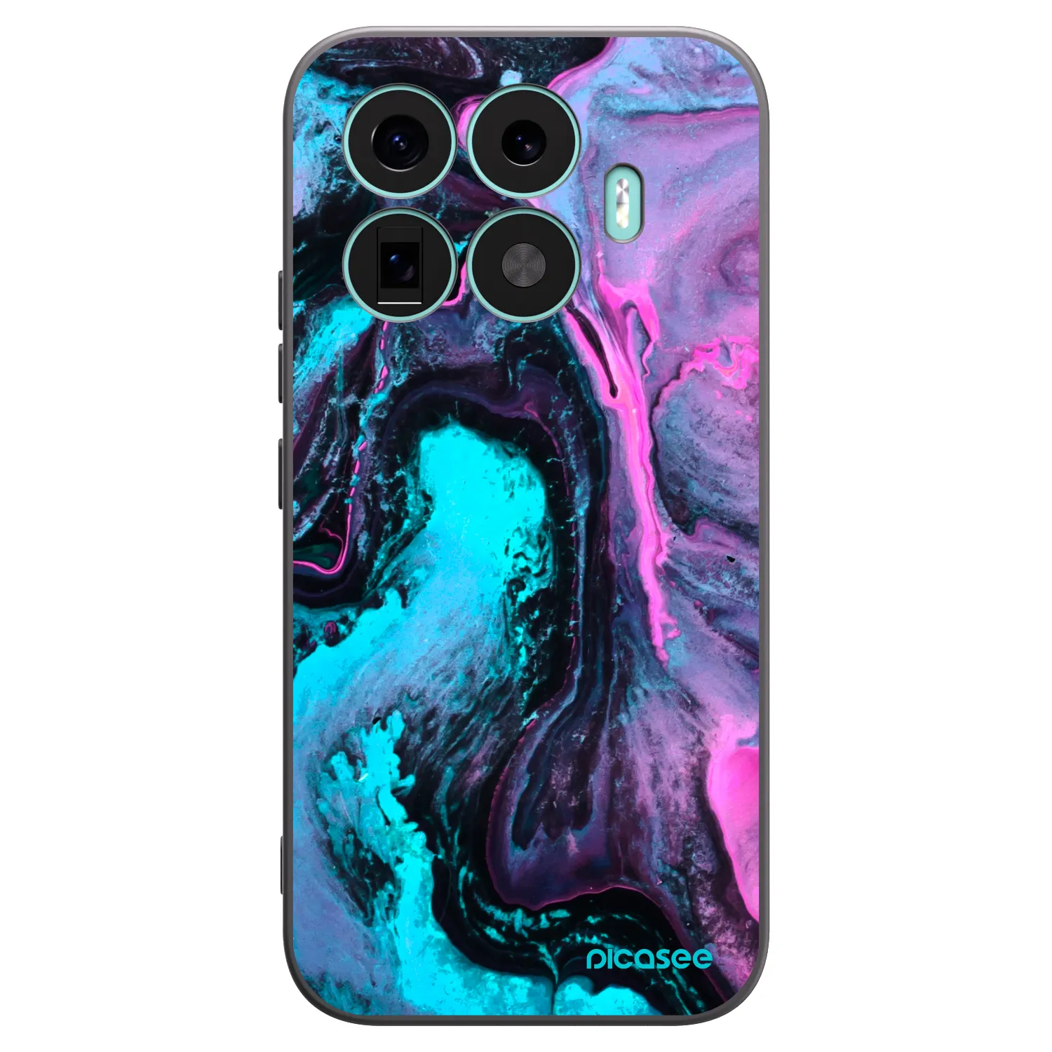 Picasee crna silikonska maskica za Xiaomi 17T - Lean 2