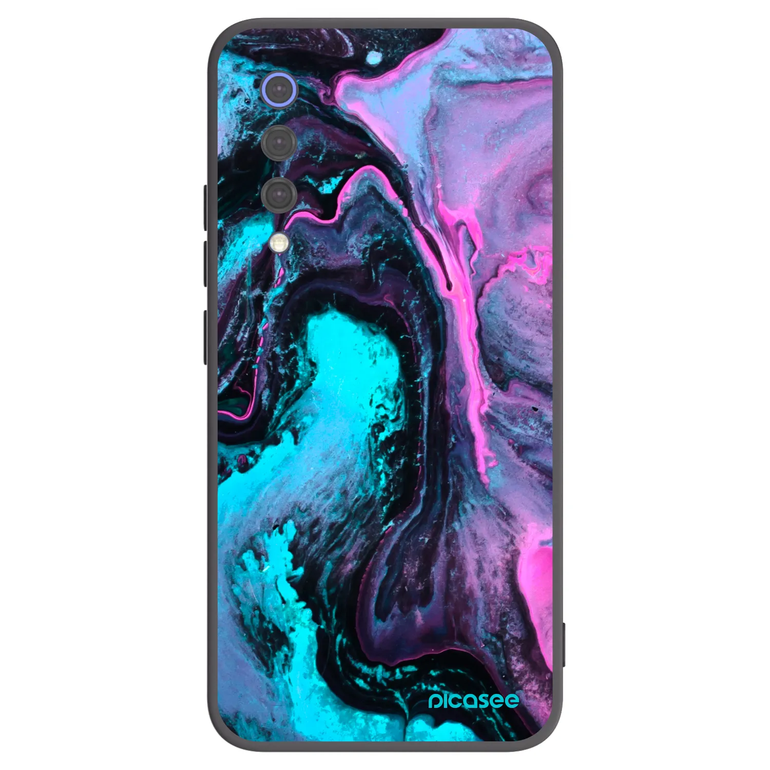 Picasee crna silikonska maskica za Xiaomi Mi 9 SE - Lean 2