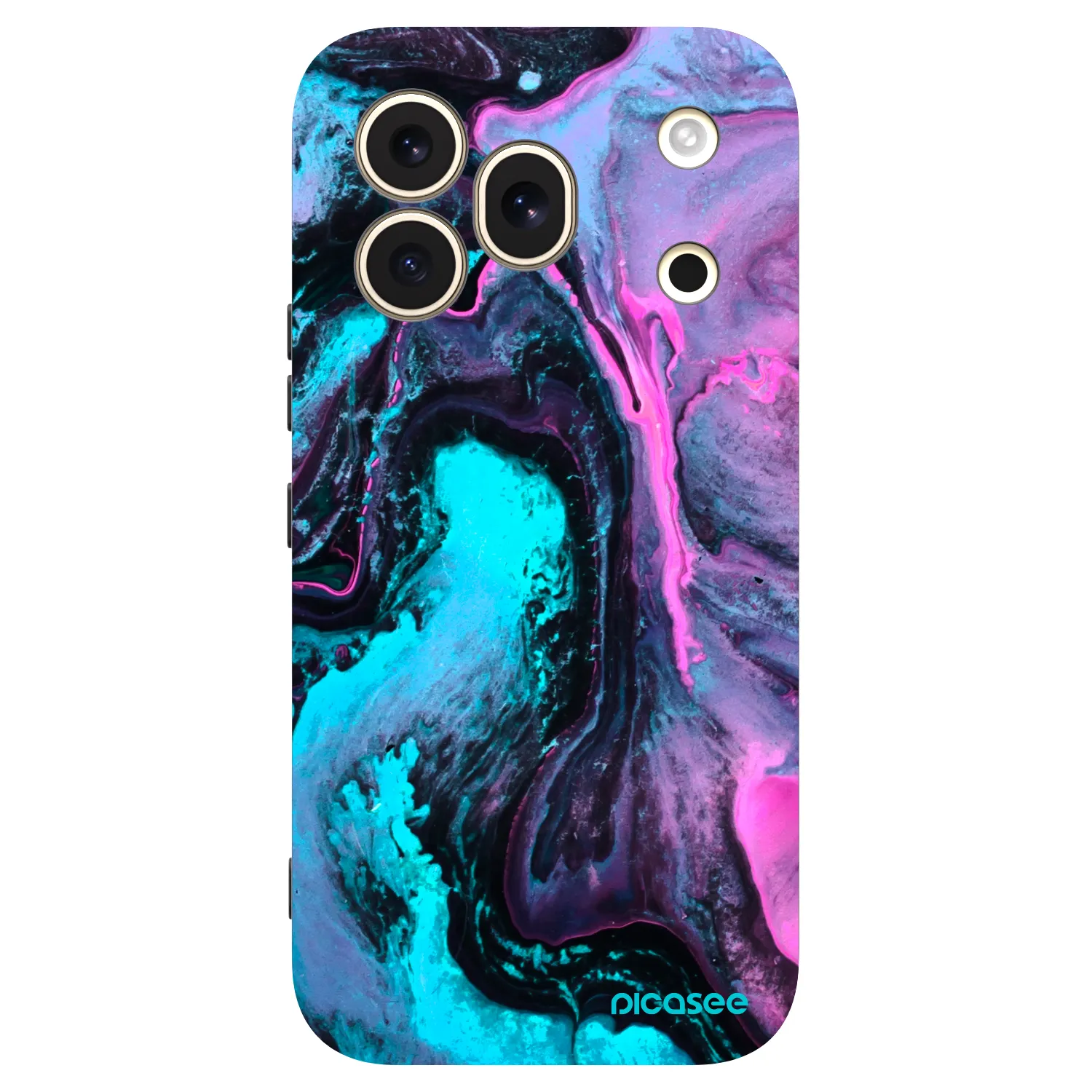 Picasee crna silikonska maskica za Honor 600 Pro - Lean 2