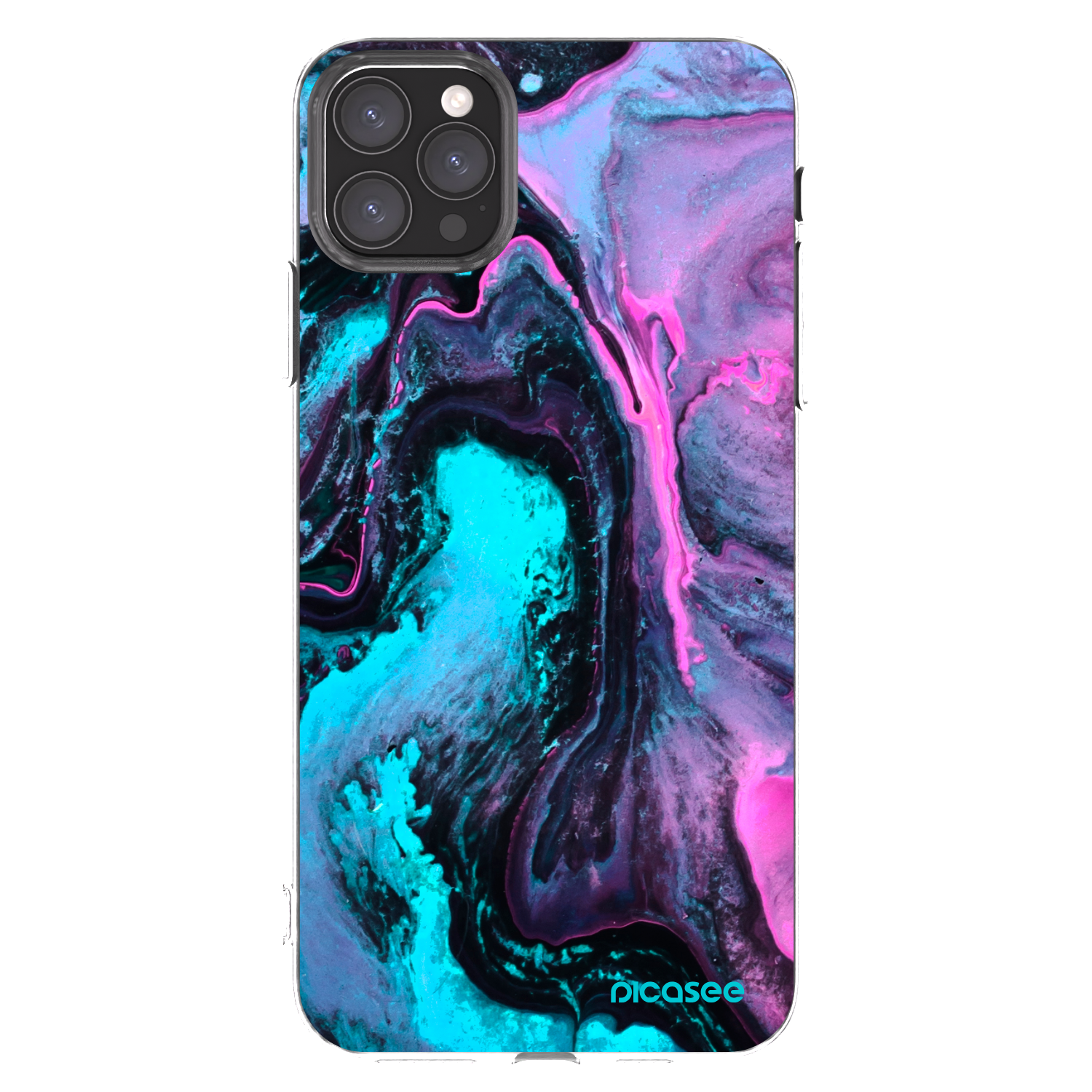 Picasee silikonska prozirna maskica za Apple iPhone 11 Pro Max - Lean 2