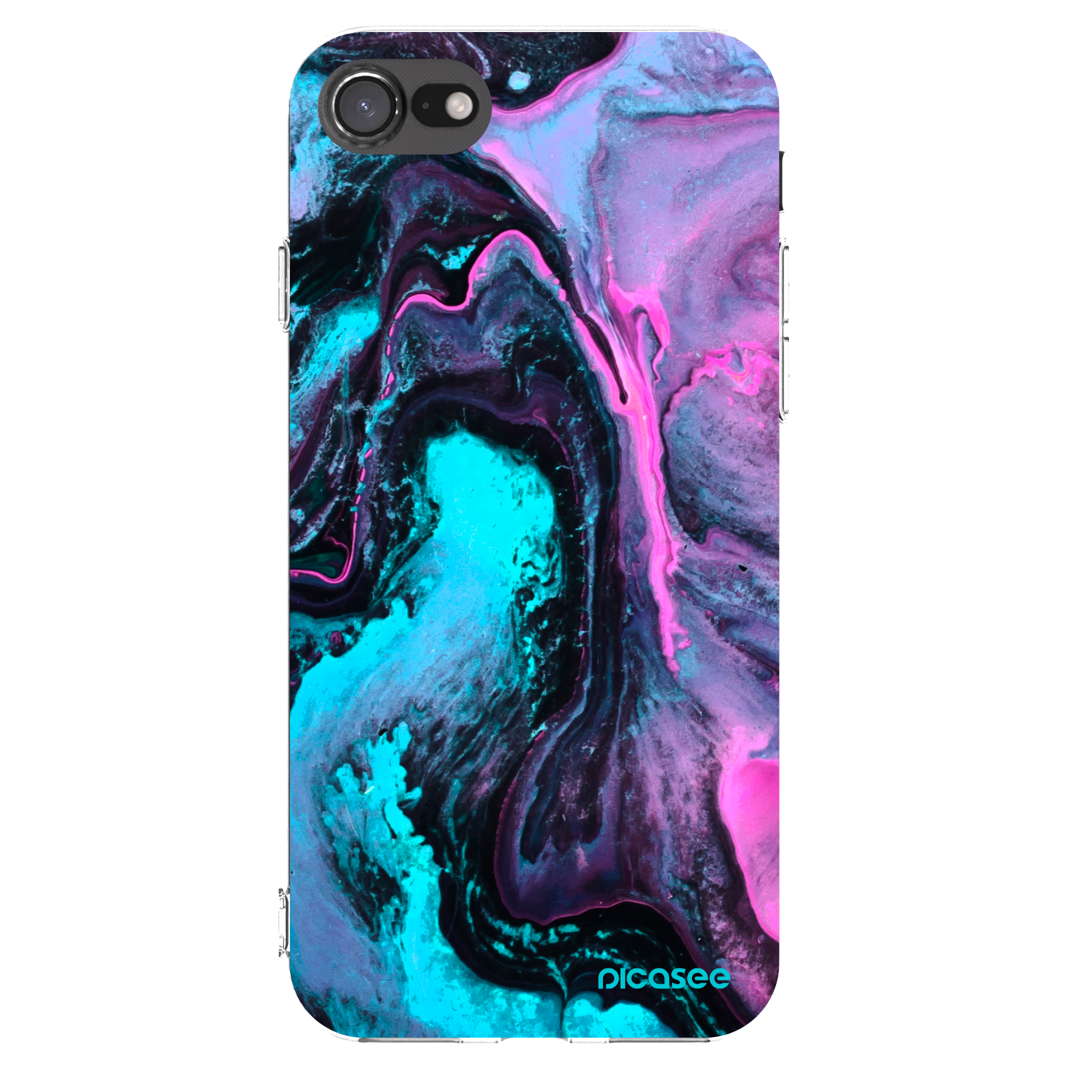 Picasee silikonska prozirna maskica za Apple iPhone 8 - Lean 2
