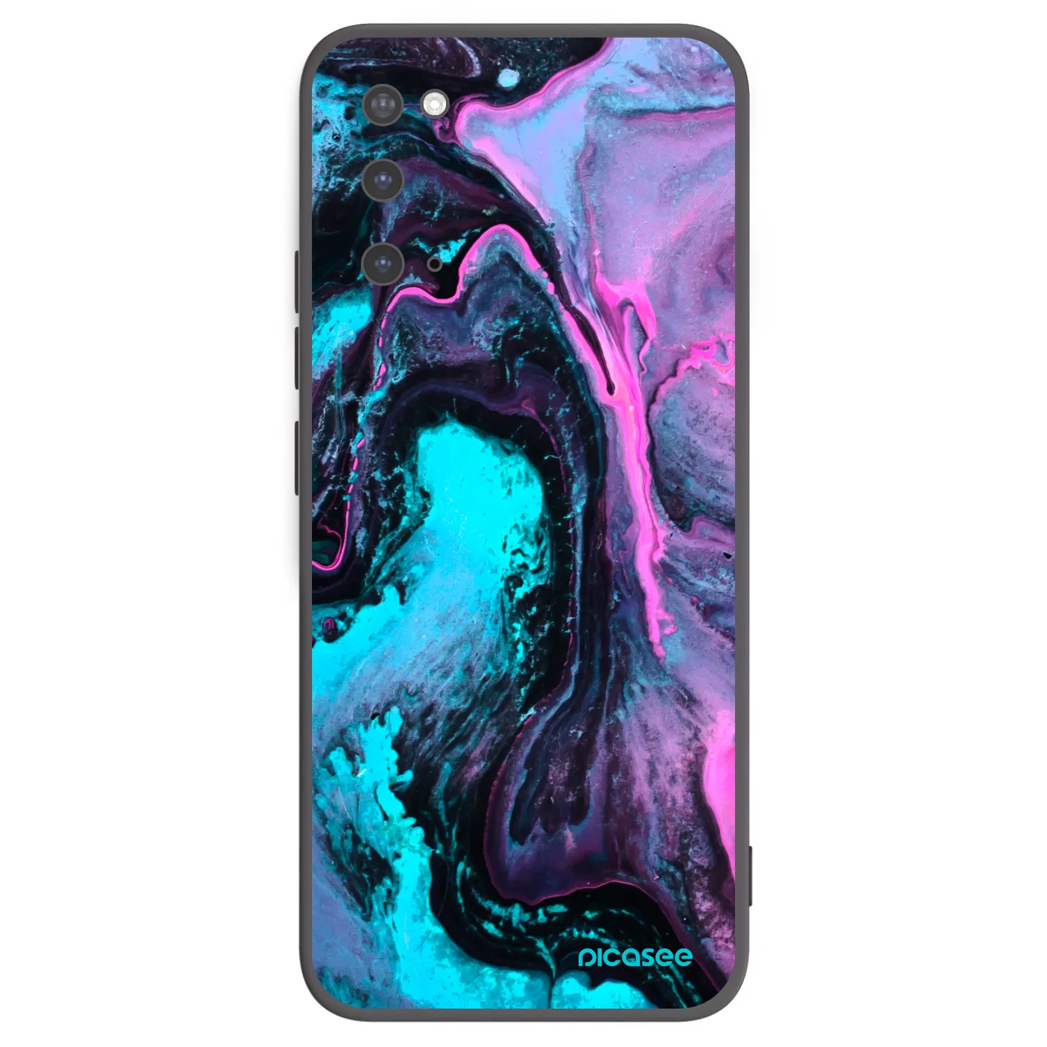 Picasee crna silikonska maskica za Samsung Galaxy S20 G980F - Lean 2