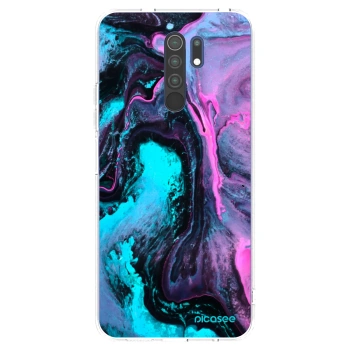 Picasee silikonska prozirna maskica za Xiaomi Redmi 9 - Lean 2