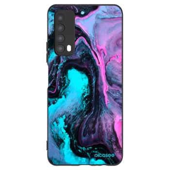 Picasee crna silikonska maskica za Huawei P Smart 2021 - Lean 2