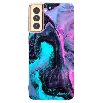 Picasee silikonska prozirna maskica za Samsung Galaxy S21+ 5G G996F - Lean 2