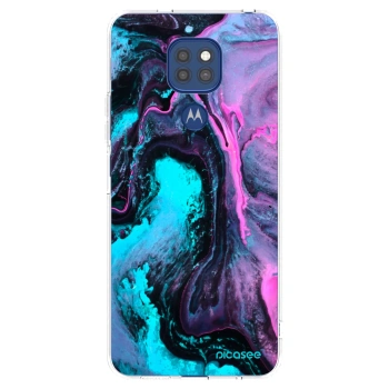 Picasee silikonska prozirna maskica za Motorola Moto G9 Play - Lean 2