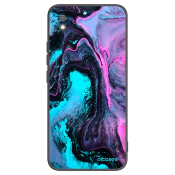 Picasee crna silikonska maskica za Xiaomi Redmi 9AT - Lean 2