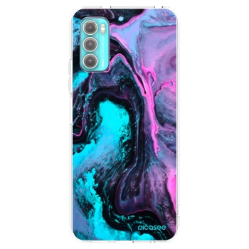 Picasee silikonska prozirna maskica za Motorola Moto G60 - Lean 2