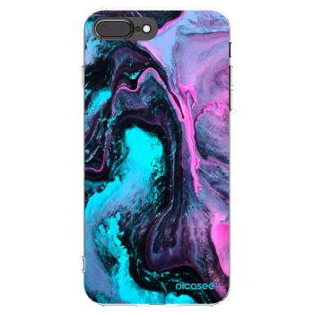 Picasee silikonska prozirna maskica za Apple iPhone 8 Plus - Lean 2