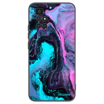 Picasee crna silikonska maskica za Xiaomi Redmi 10 (2022) - Lean 2