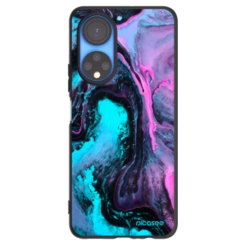 Picasee crna silikonska maskica za Honor X7 - Lean 2