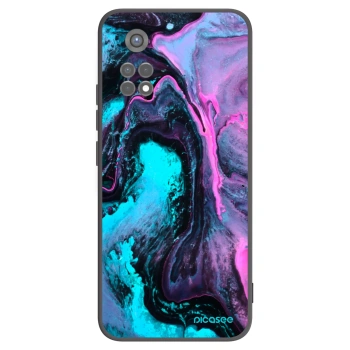 Picasee crna silikonska maskica za Xiaomi Redmi Note 11S 5G - Lean 2