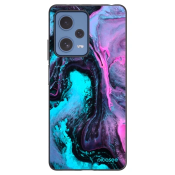 Picasee crna silikonska maskica za Xiaomi Redmi Note 12 Pro 5G - Lean 2