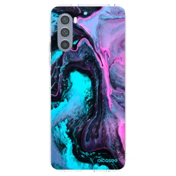 Picasee silikonska prozirna maskica za Motorola Moto G62 - Lean 2
