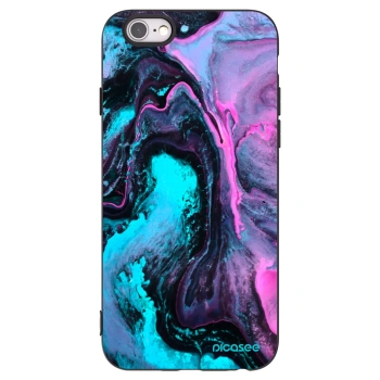 Picasee crna silikonska maskica za Apple iPhone 6/6S - Lean 2