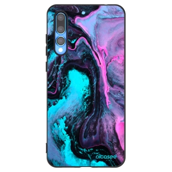 Picasee crna silikonska maskica za Huawei P20 Pro - Lean 2