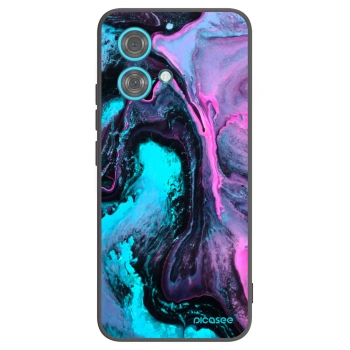 Picasee crna silikonska maskica za Motorola Edge 40 Neo - Lean 2