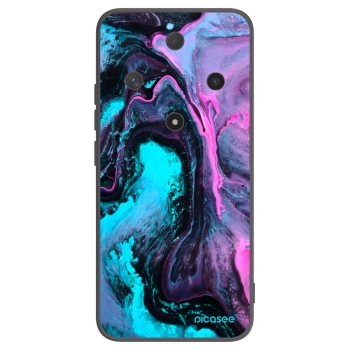 Picasee crna silikonska maskica za Honor Magic6 Lite 5G - Lean 2