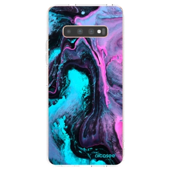 Picasee silikonska prozirna maskica za Samsung Galaxy S10 Plus G975 - Lean 2
